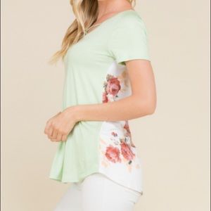 Cross My Heart Top in Sage